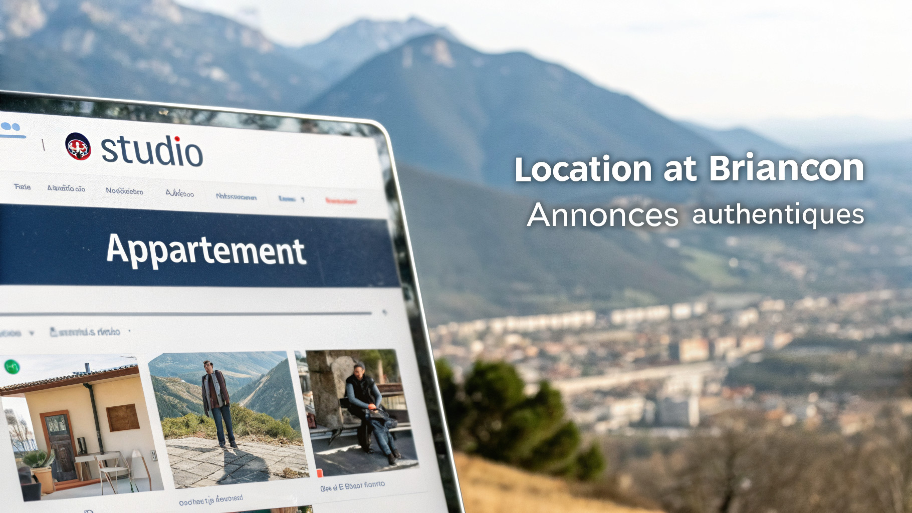 Annonces location groupe Facebook Briançon meublé studio appartement
