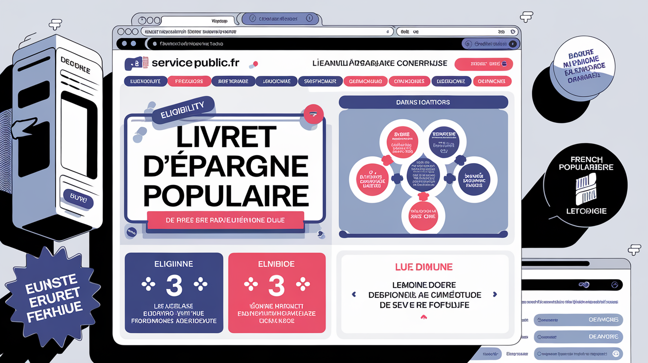 Conditions d'éligibilité du Livret d'Épargne Populaire sur service-public.fr