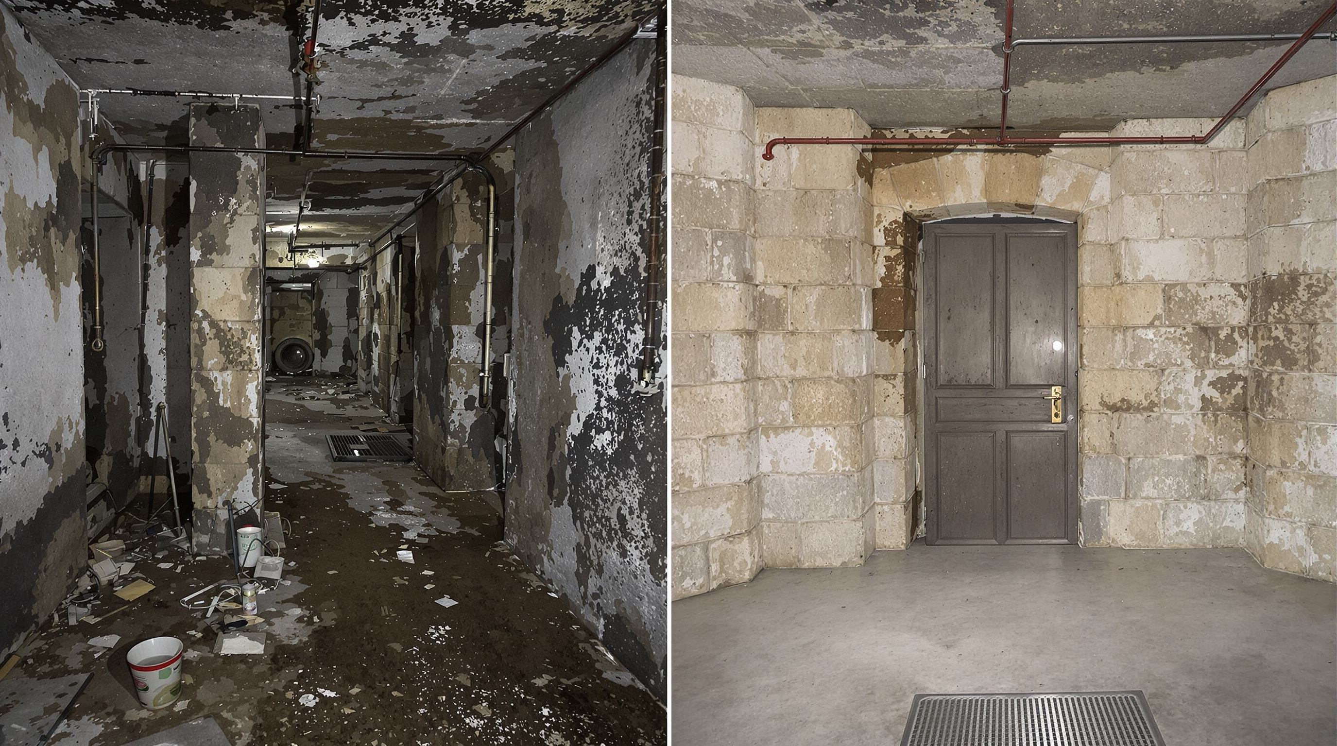 Comparatif entre cave parisienne humide et cave propre sécurisée