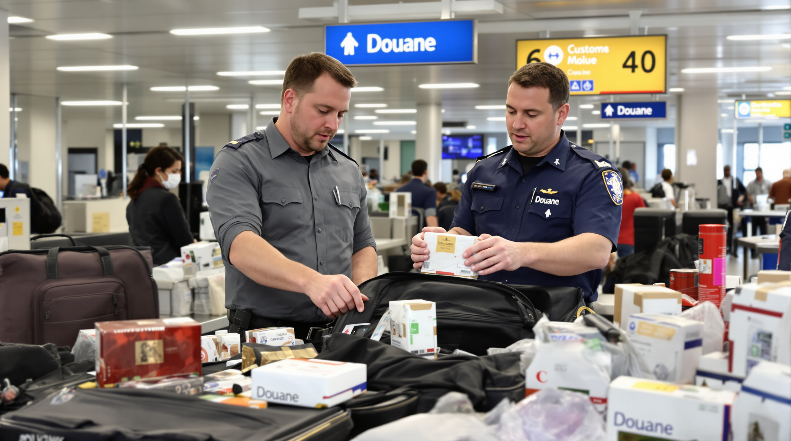Contrôle des douanes françaises à une frontière : évaluation de la consommation personnelle de tabac