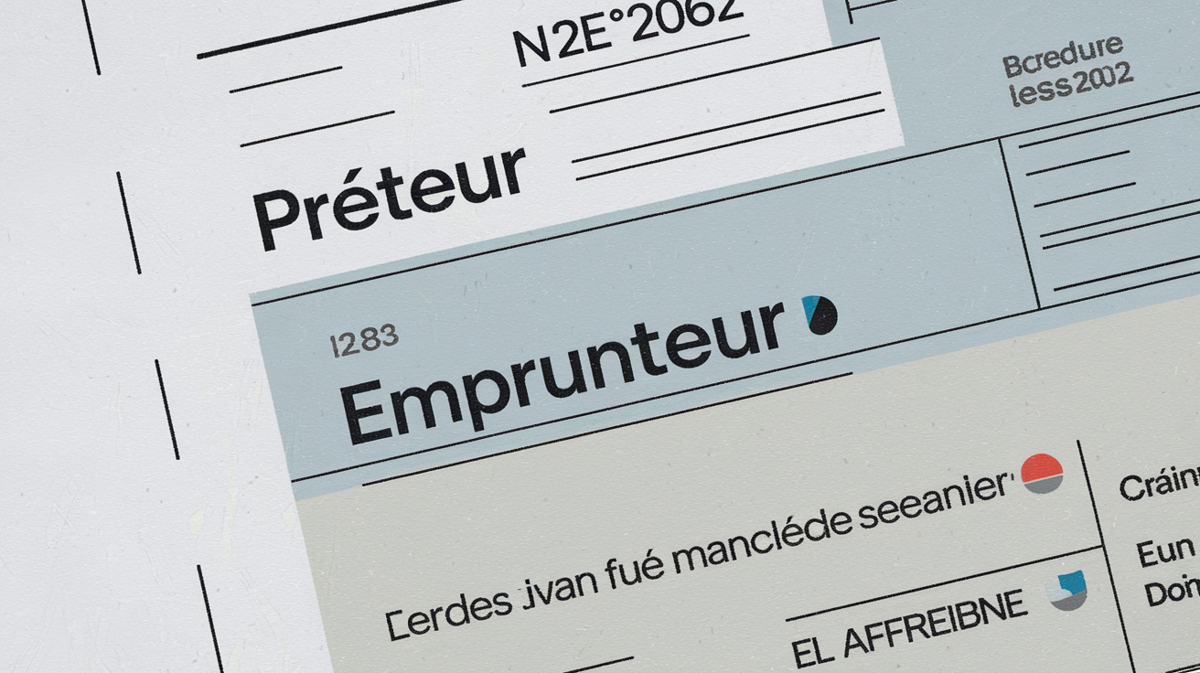 Formulaire Cerfa 2062 champs prêteur emprunteur