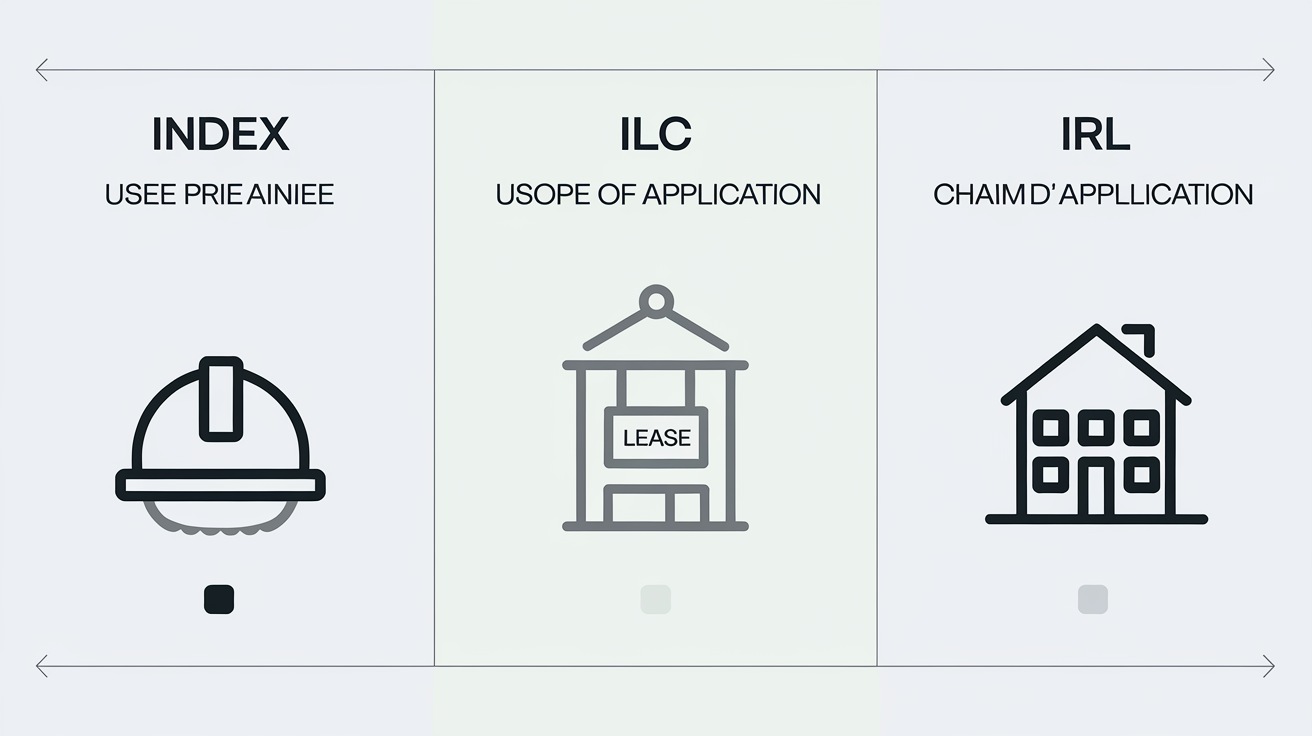 Tableau comparatif ICC ILC IRL usages