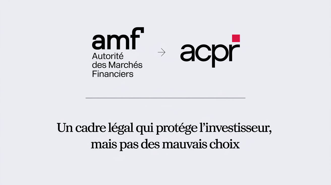 Logo AMF ACPR crowdfunding immobilier sécurité