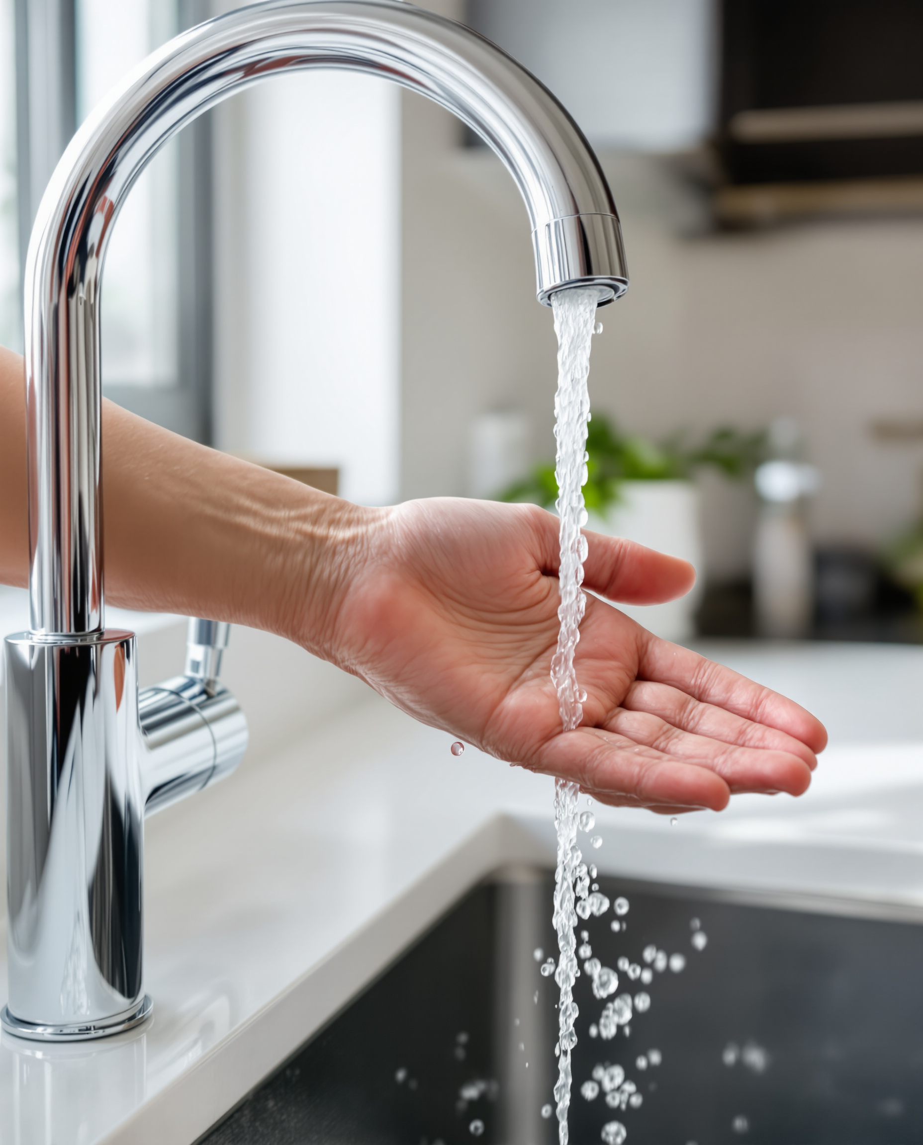 Vérification pression eau robinet appartement location meublée